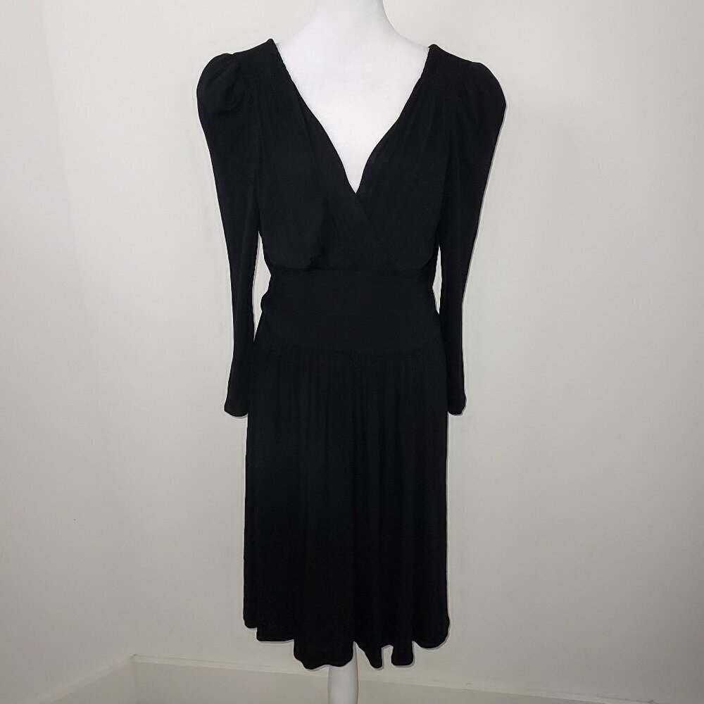Peruvian Collection Long Sleeve Black Dress Size XL